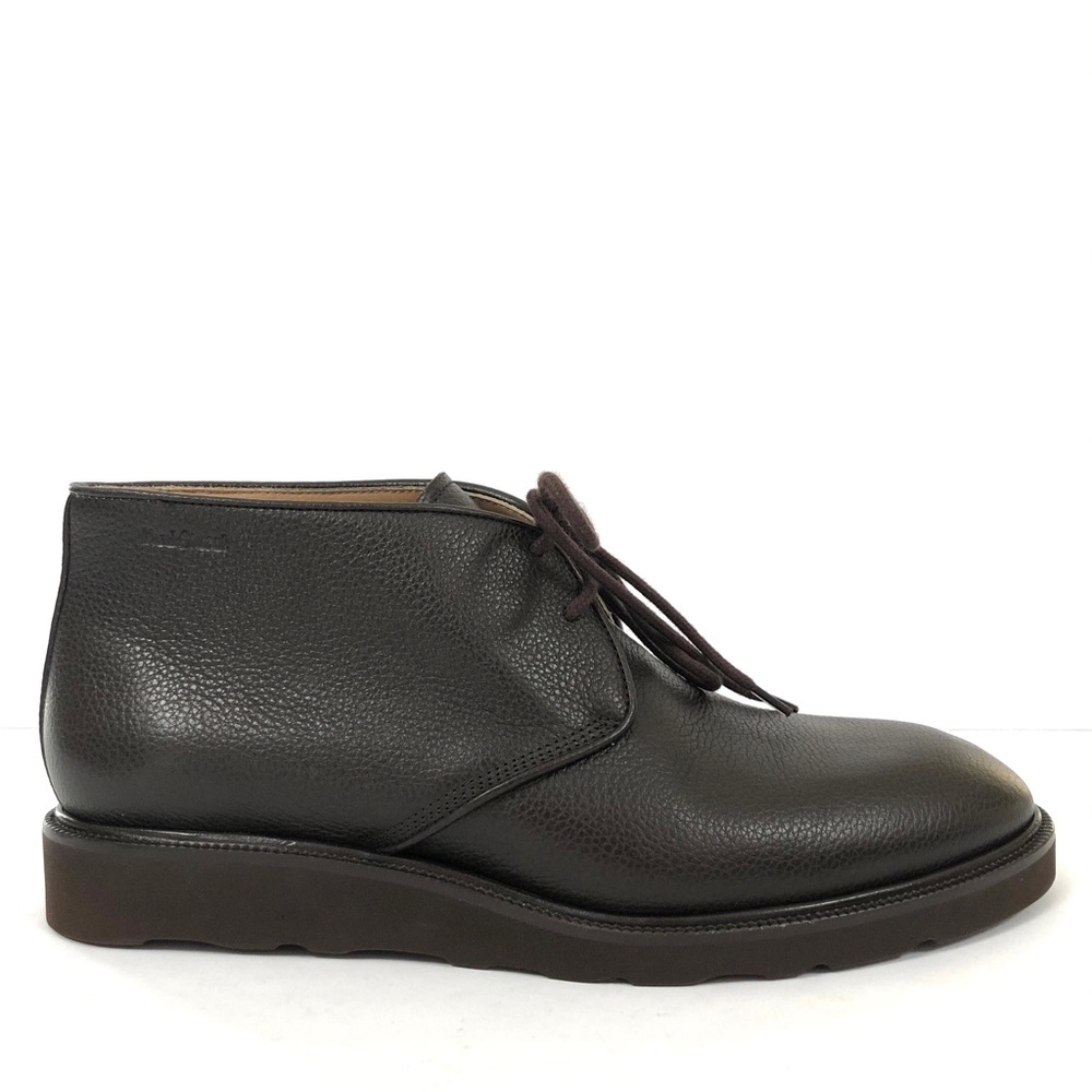 Paul Stuart Lugano Brown Leather Chukka Boots